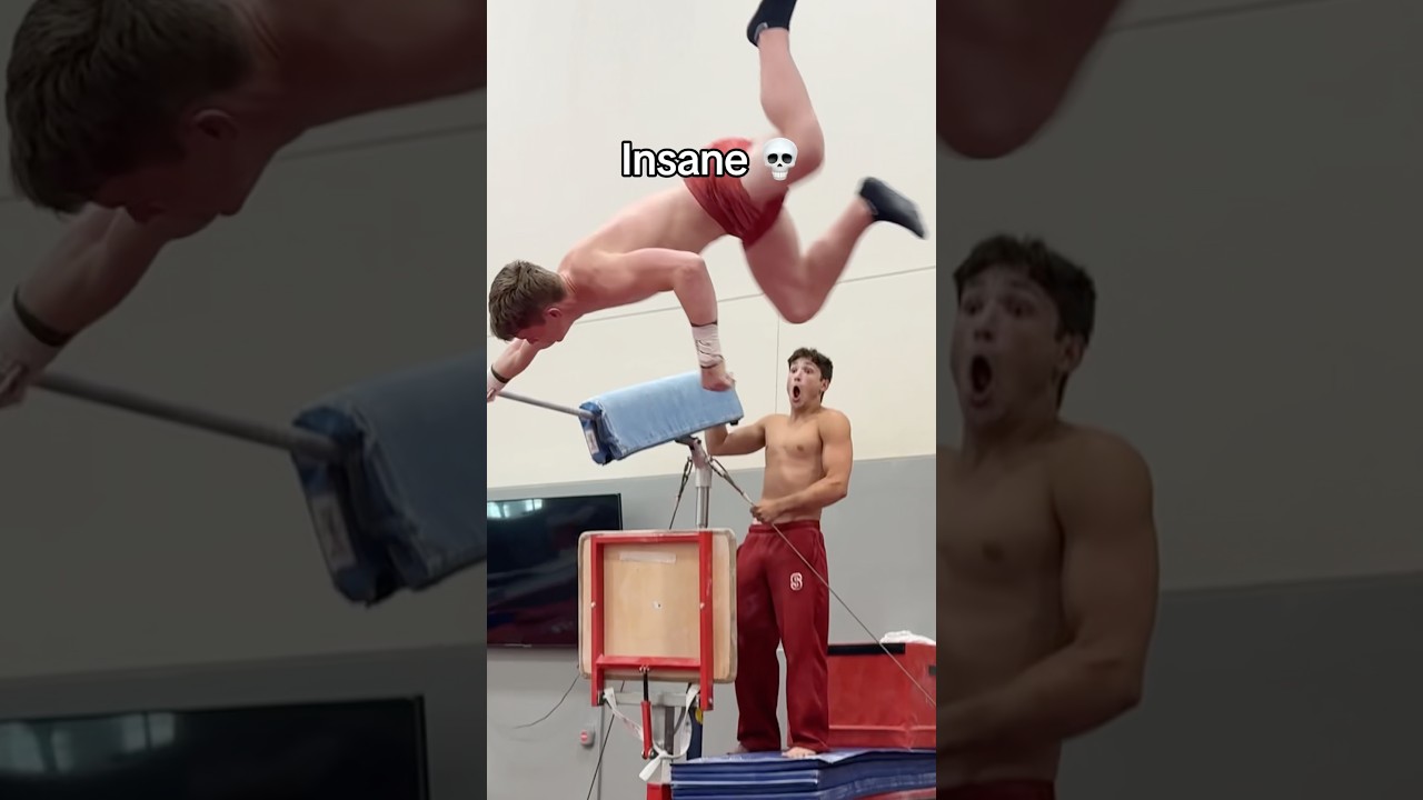 He recreated the best save 🤯#gymnastics #olympics #sports #gymnast #olympic
