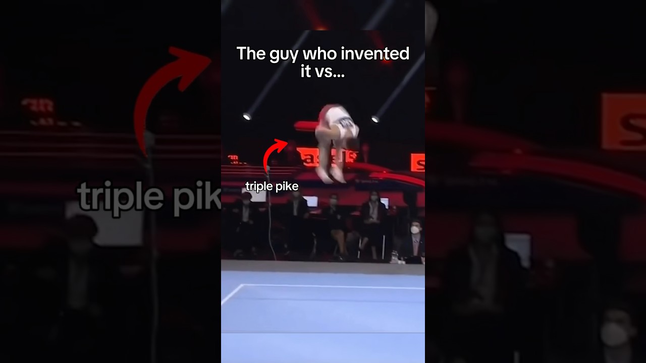 He STUCK it 🤯#gymnastics #olympics #sports #gymnast #olympic