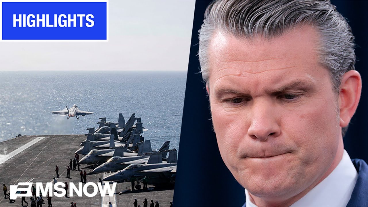 Hegseth tried to ‘COVER UP’ real reason for USS Lincoln supply shortages | MS NOW HIGHLIGHTS