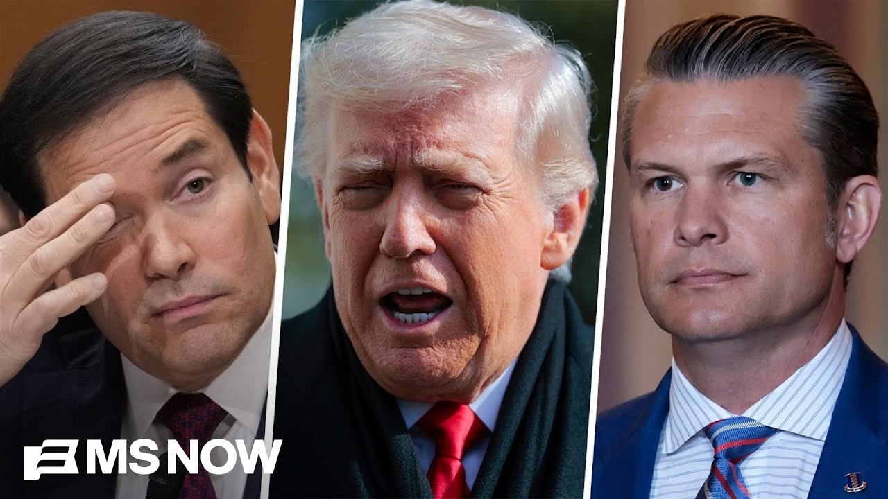 Hegseth was the only cabinet member with Trump while Rubio, Bessent were on decoy plane