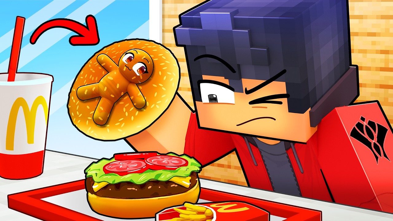 HIDING as FAST FOOD in Meccha Chameleon!
