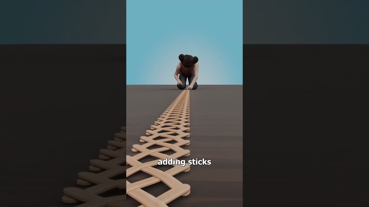 How To Build A Popsicle Stick Chain Reaction 😮