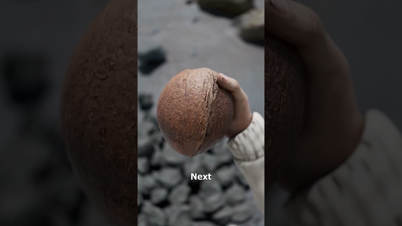 How To Open A Coconut Without A Knife 🤔