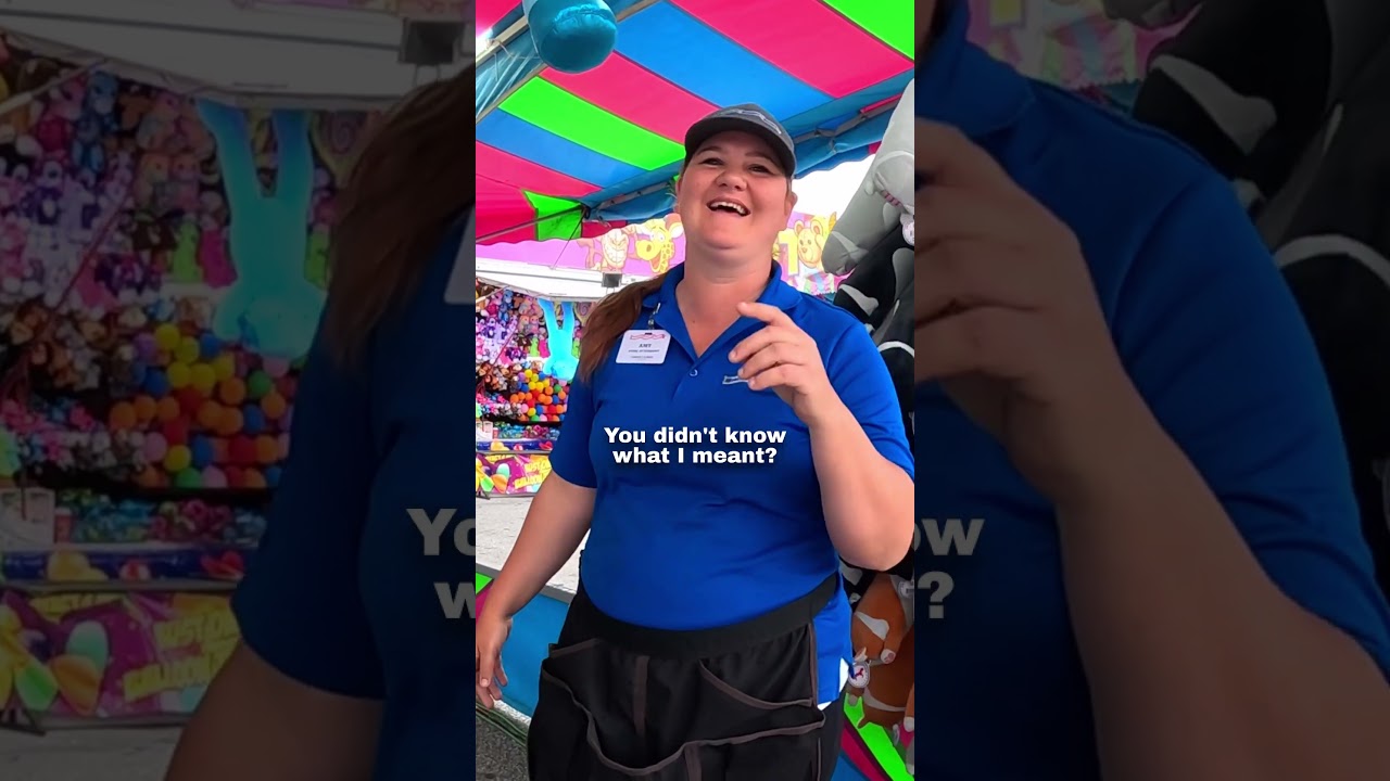 I almost beat this carnival game 🥺❤️