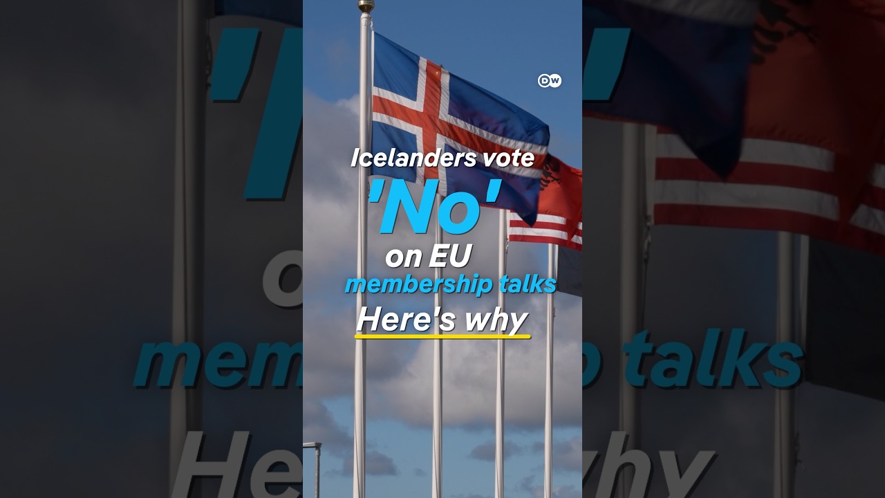 Iceland’s voters reject new talks on joining EU | DW News