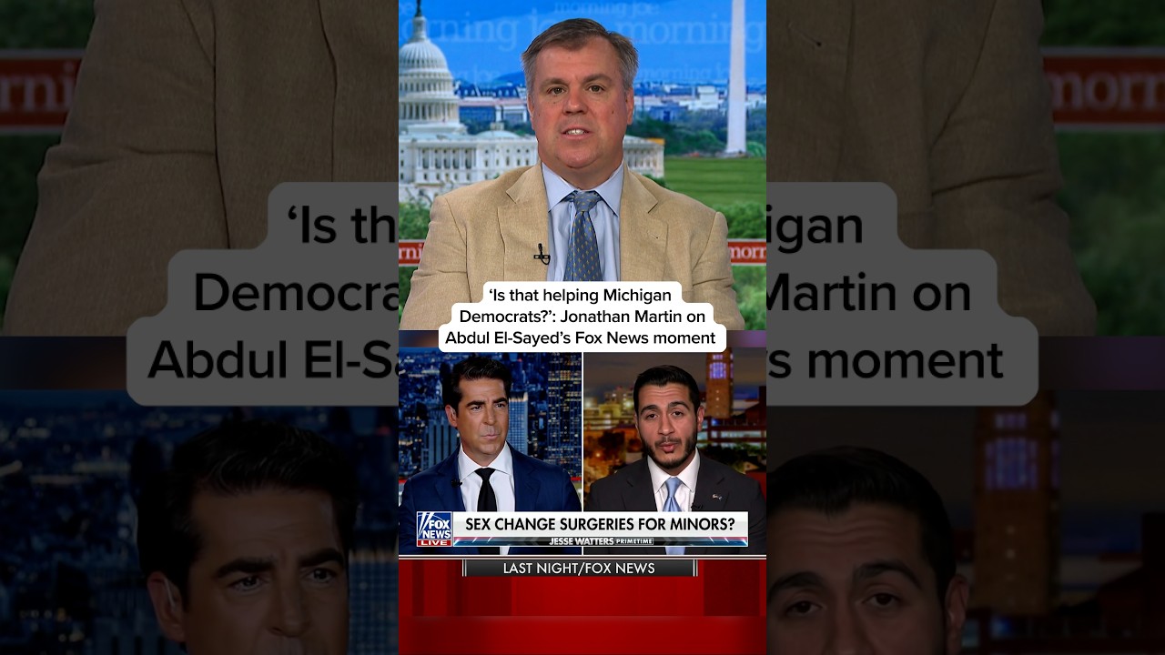 ‘Is that helping Michigan Democrats?’: Jonathan Martin on Abdul El-Sayed’s Fox News moment