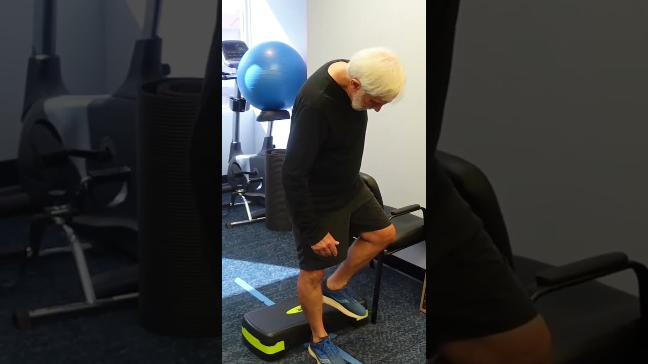 Is this balance exercise difficult for you? If so, daily practice is needed to improve your balance