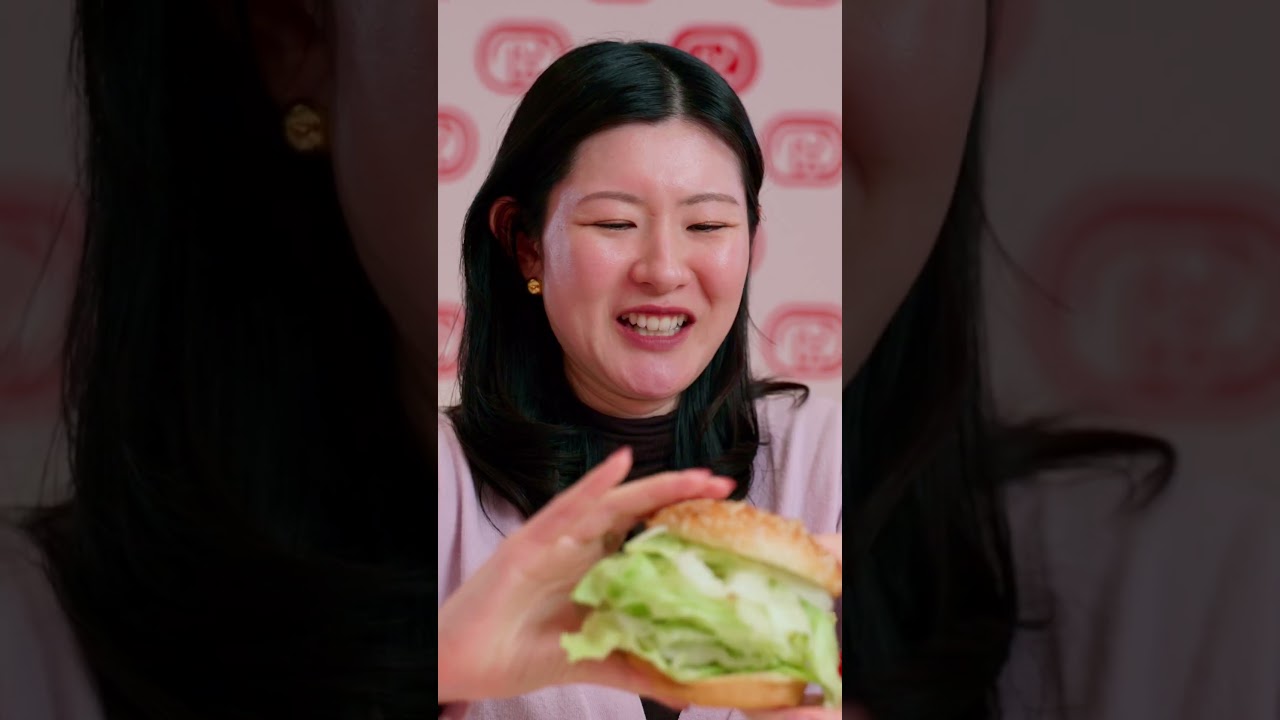 Japanese (Mostly) Lettuce Burger 🍔🥬