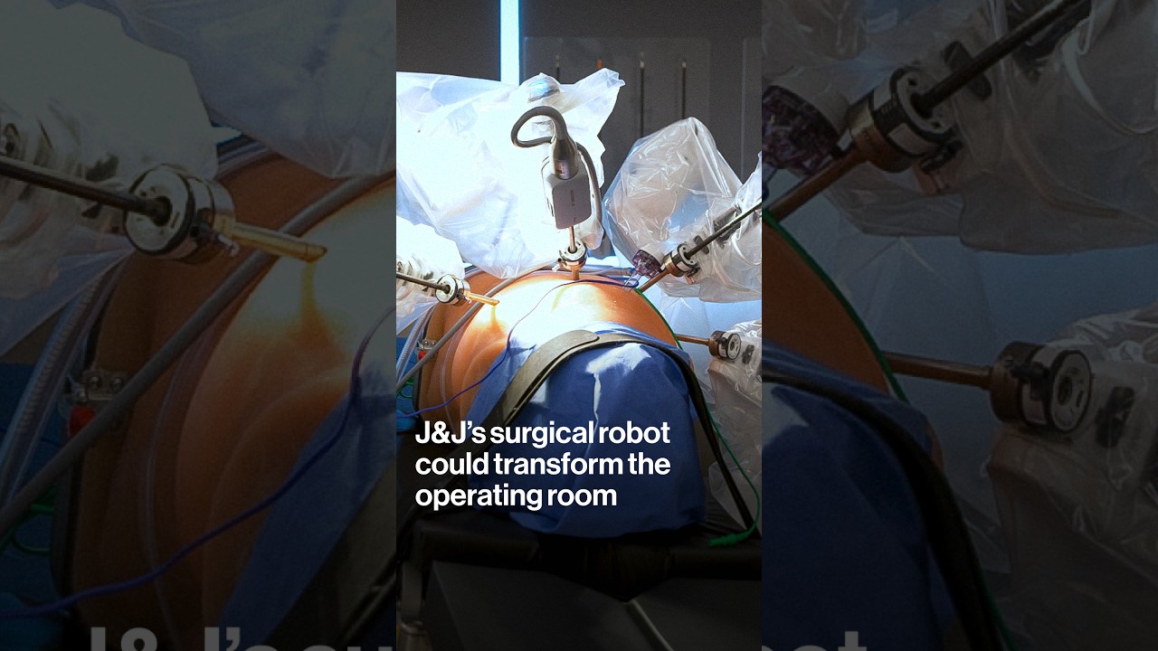 J&J’s surgical robot could transform the operating room#shorts #robots #tech #surgery