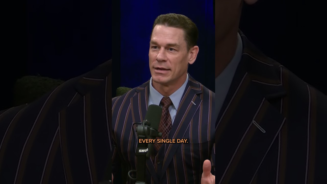 John Cena taught himself how to lift weights. #podcast #comedy