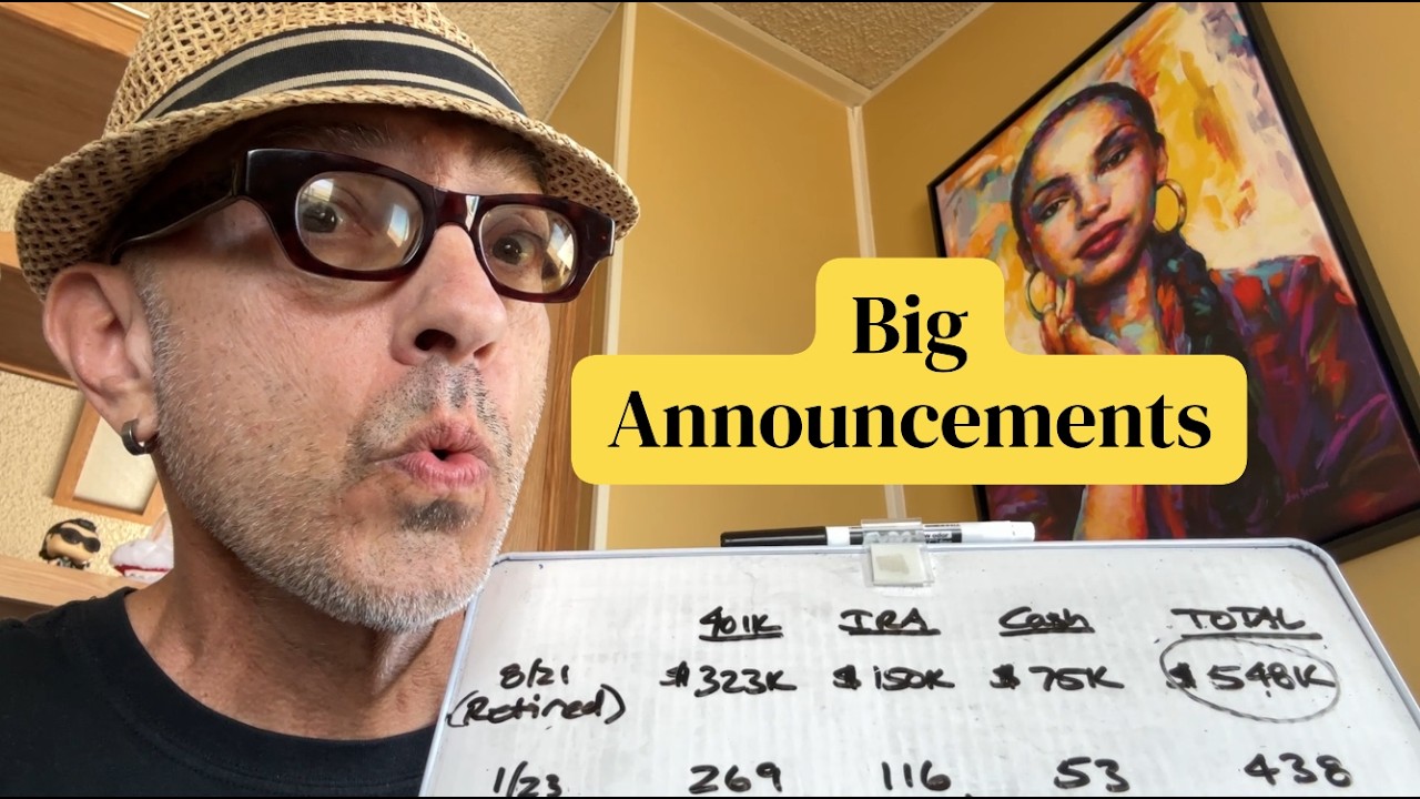 JULY Retirement Portfolio Update + YouTube $$$