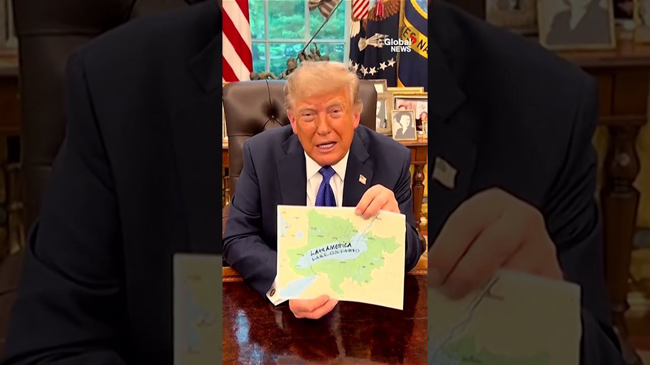 “Lake Ontario, that’s gone”: Trump says “a good pen and some intelligence” enough to change name