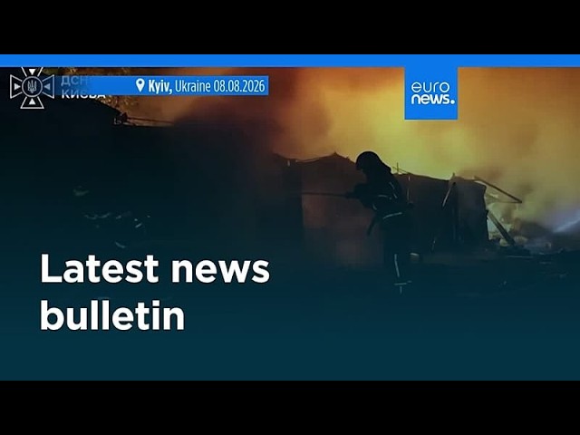 Latest news bulletin | August 8th, 2026 – Evening
