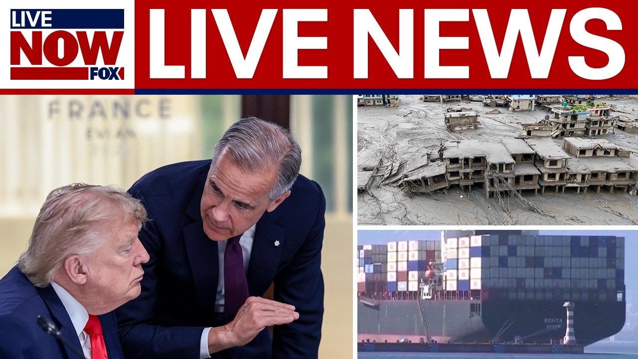 LIVE: Iran war latest, US-Canada trade war, Clancy trial updates, Nepal-Tibet floods, top stories