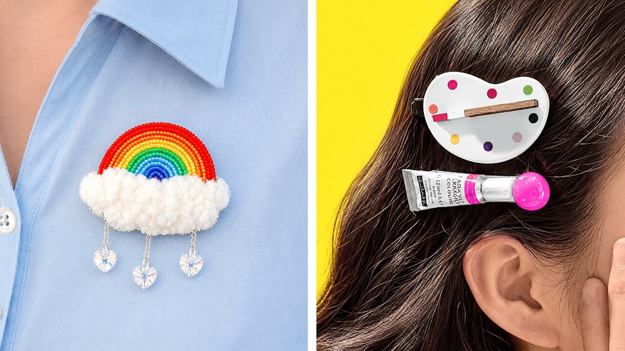 MAKE YOUR ACCESSORIES EXTRA CUTE 🌈 DIY Crafts & More