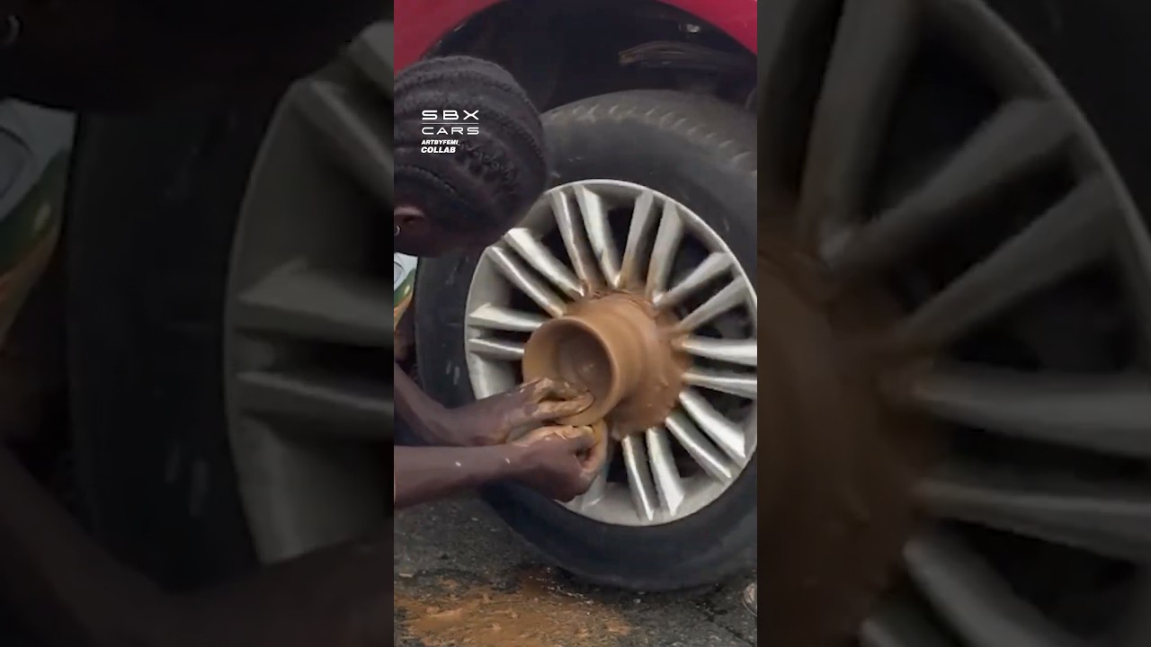 Making Pottery With A Car! 🚗