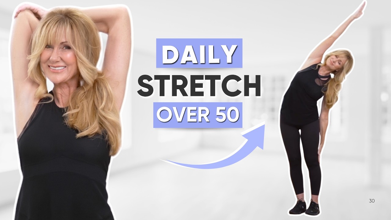 Melt Away Neck, Shoulder, Back Tension With This 8 Min Standing Stretch!