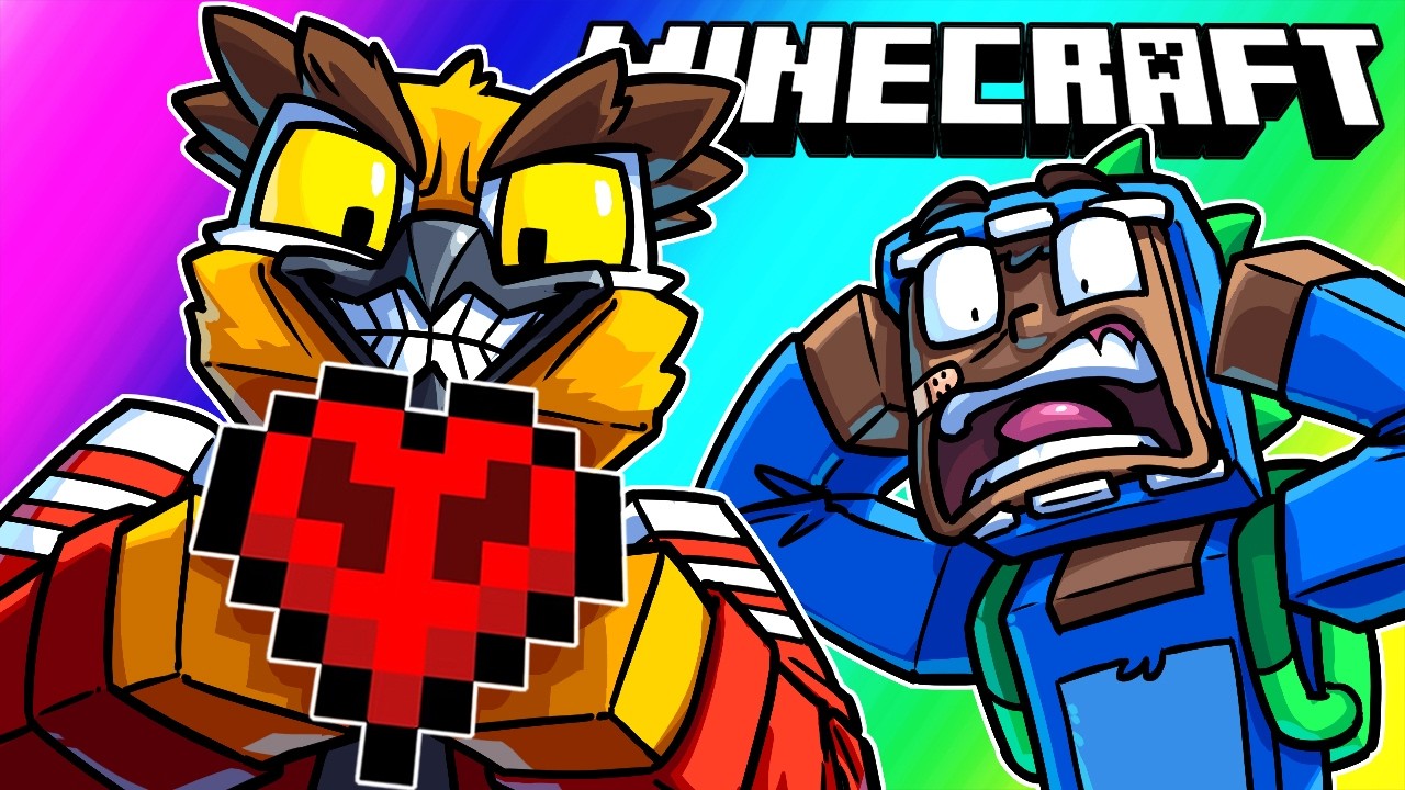 Minecraft – Shared Health on HARDCORE MODE!