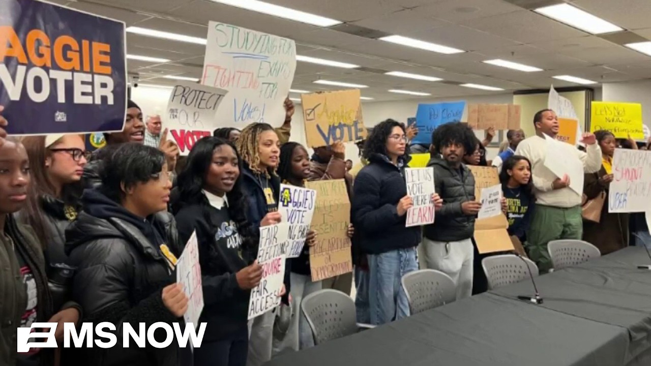‘Modern-day poll tax’: NC A&T students FIGHT GOP voting restrictions