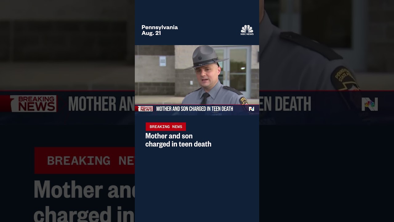 Mother and son charged in teen death