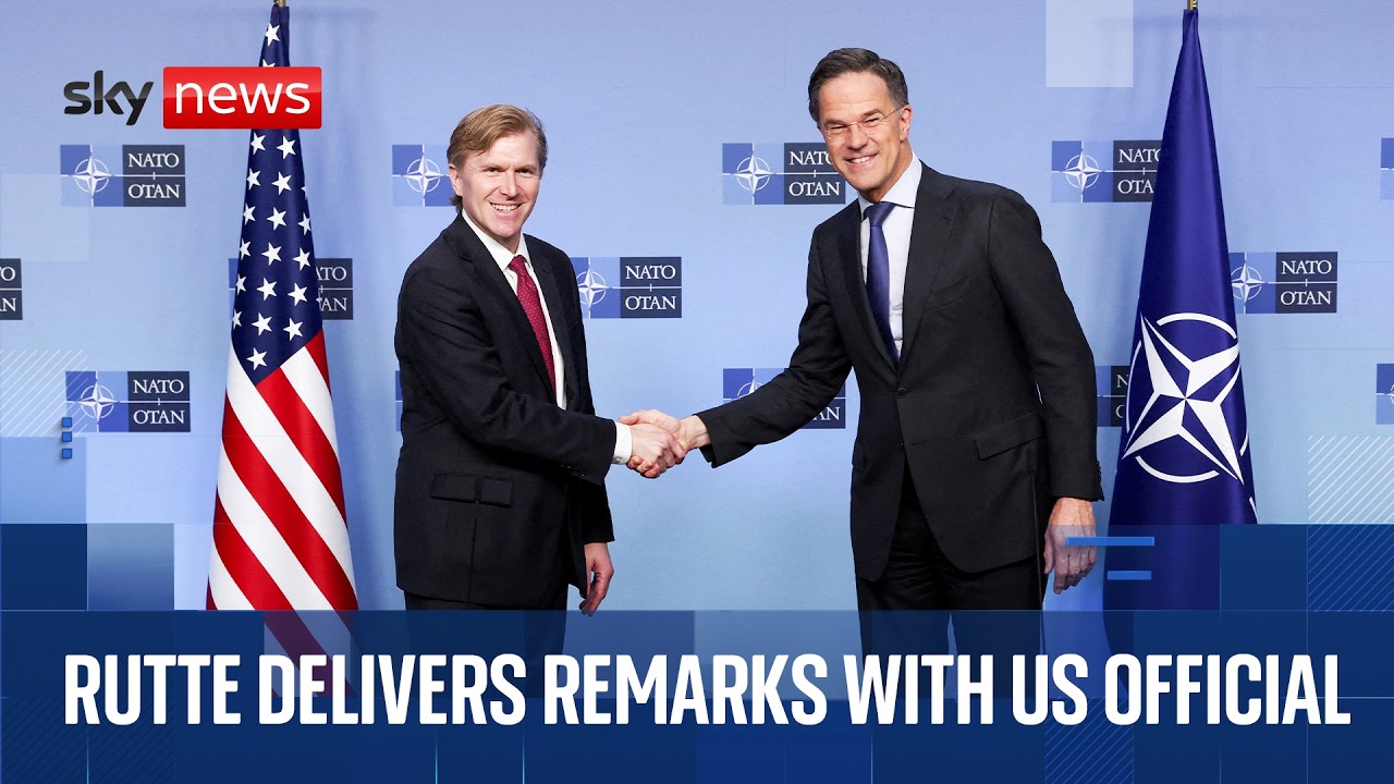 NATO chief Mark Rutte holds news conference with Pentagon official