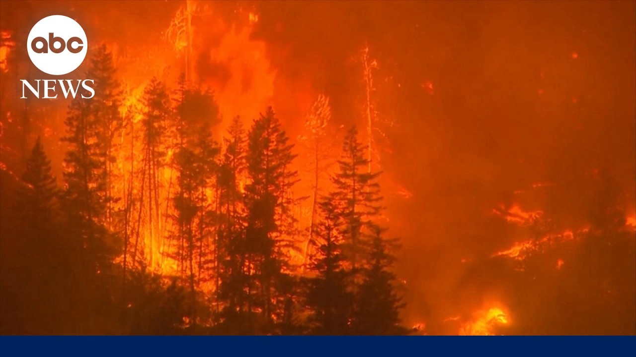 Nearly 100 major wildfires burning in US