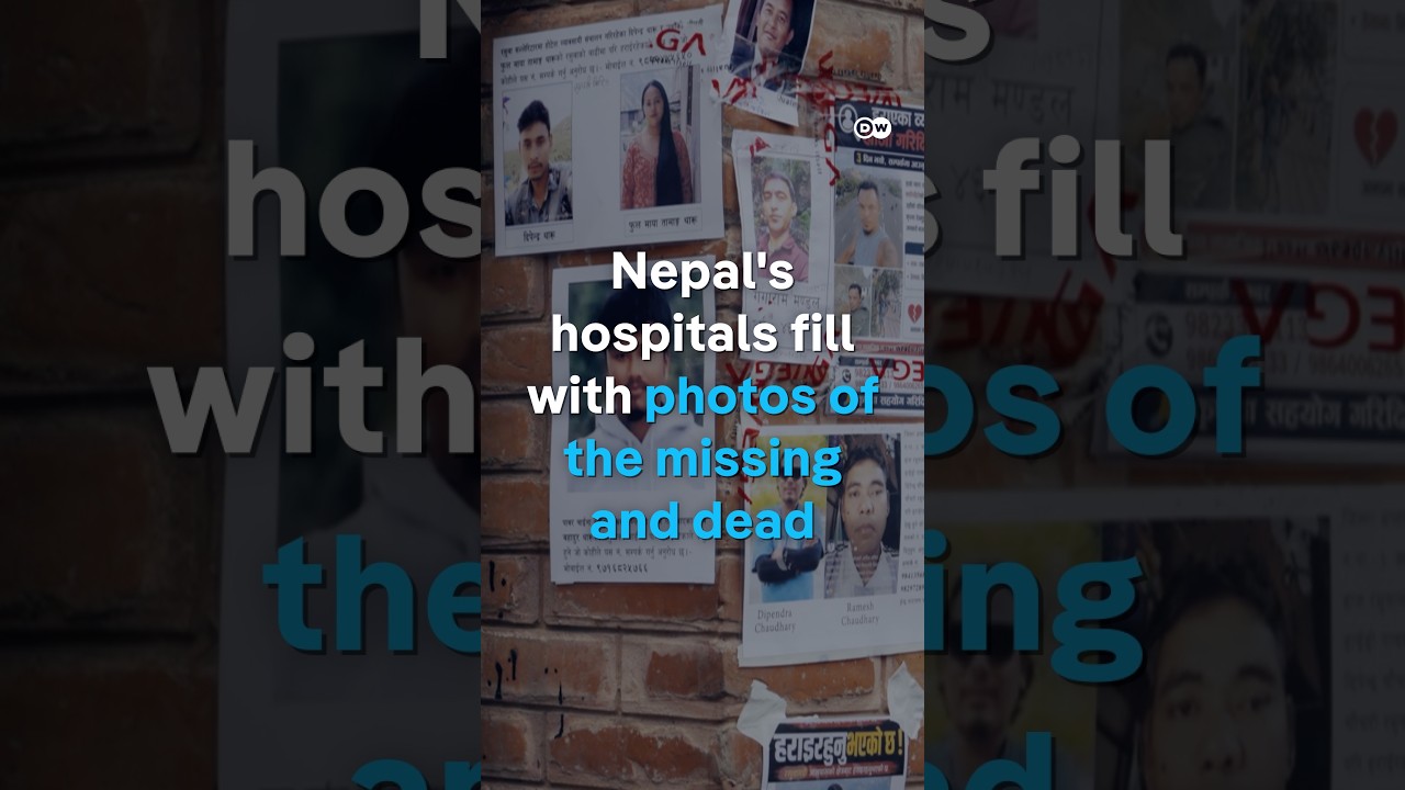 Nepal’s hospitals fill with photos of the missing and dead | DW News