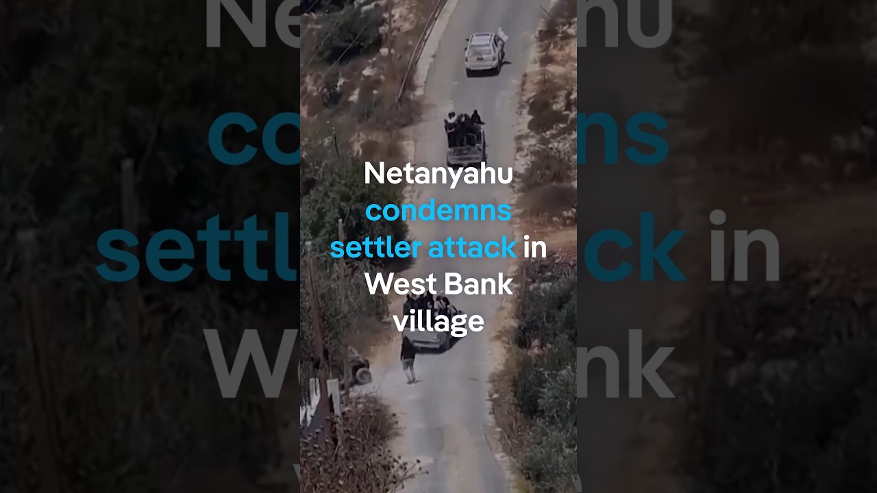 Netanyahu condemns settler attack in West Bank village | DW News