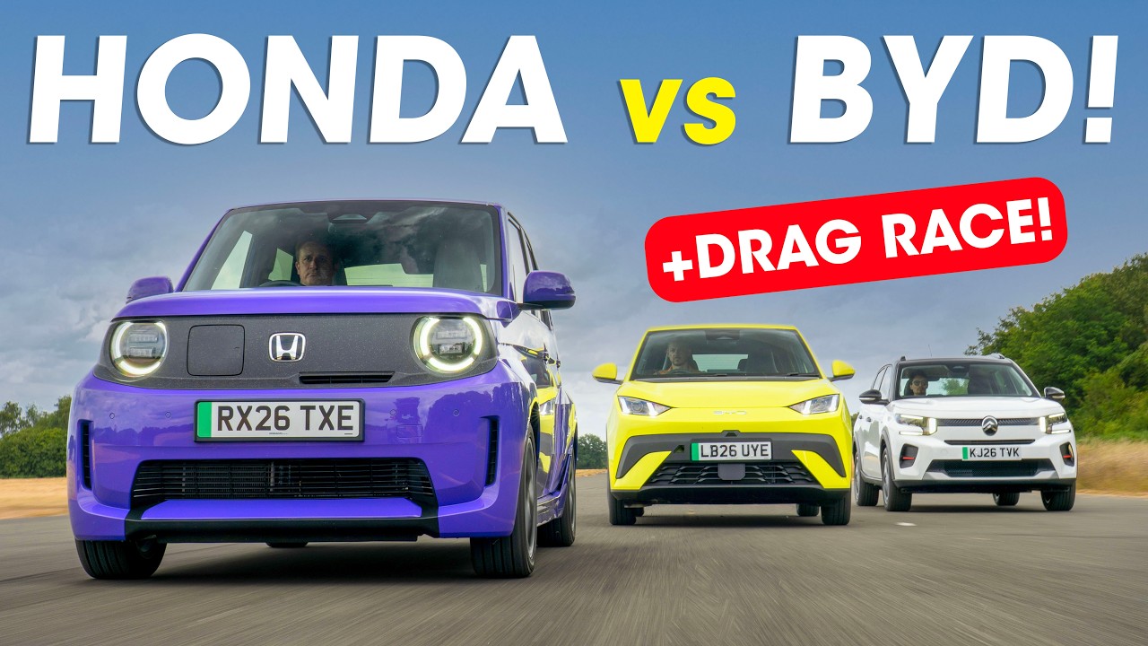 NEW Honda Super-N vs BYD Dolphin Surf vs Citroen e-C3 review – what’s the BEST cheap electric car?
