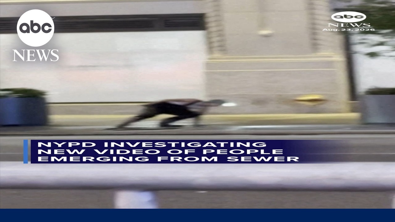 NYPD investigating new video of people emerging from sewer