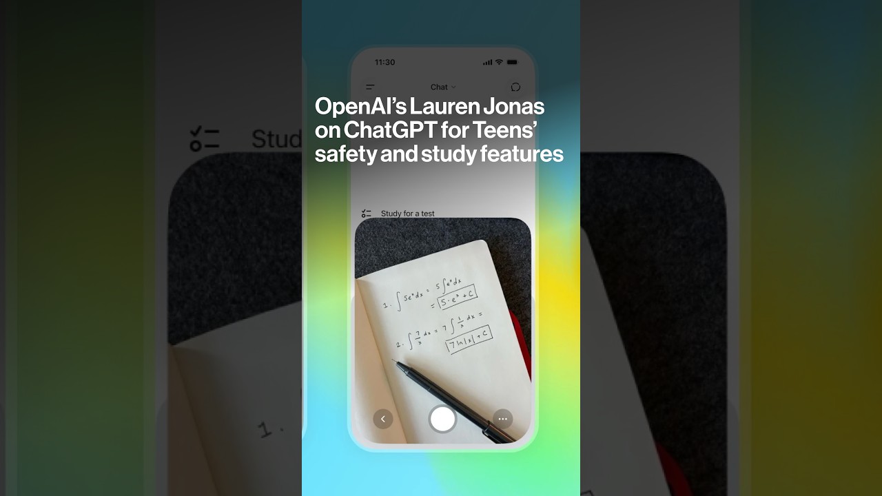 OpenAI’s Lauren Jonas on ChatGPT for Teens’ safety and study features