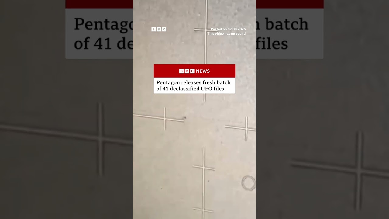 Pentagon releases a fresh batch of declassified UFO files. #BBCNews