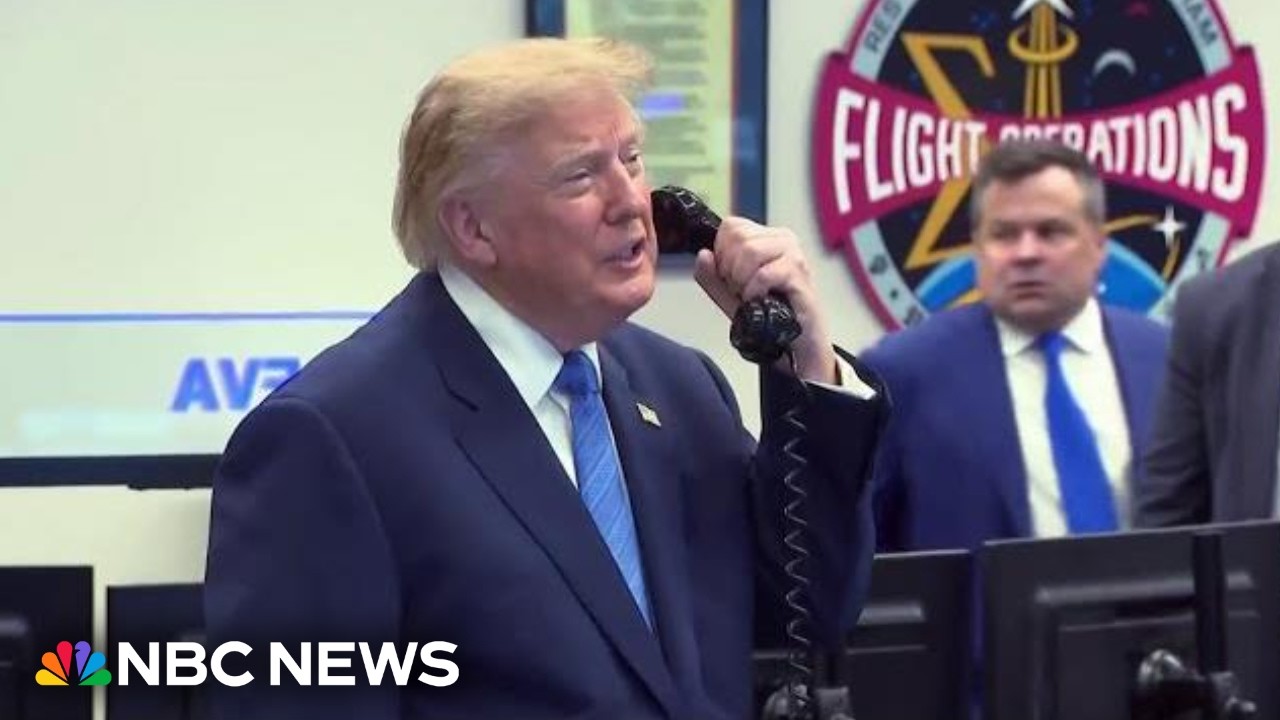 President Trump announces new Space Force Academy ahead of NASA launch