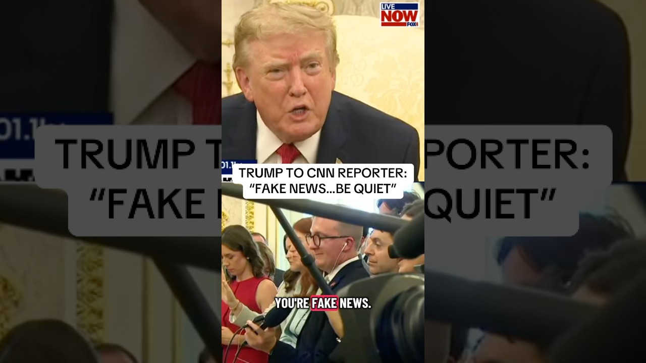 President Trump touts his relationship with Kim Jong Un before snapping at a CNN reporter.