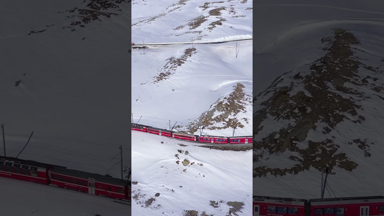 Pure Swiss Train Magic #switzerland #train
