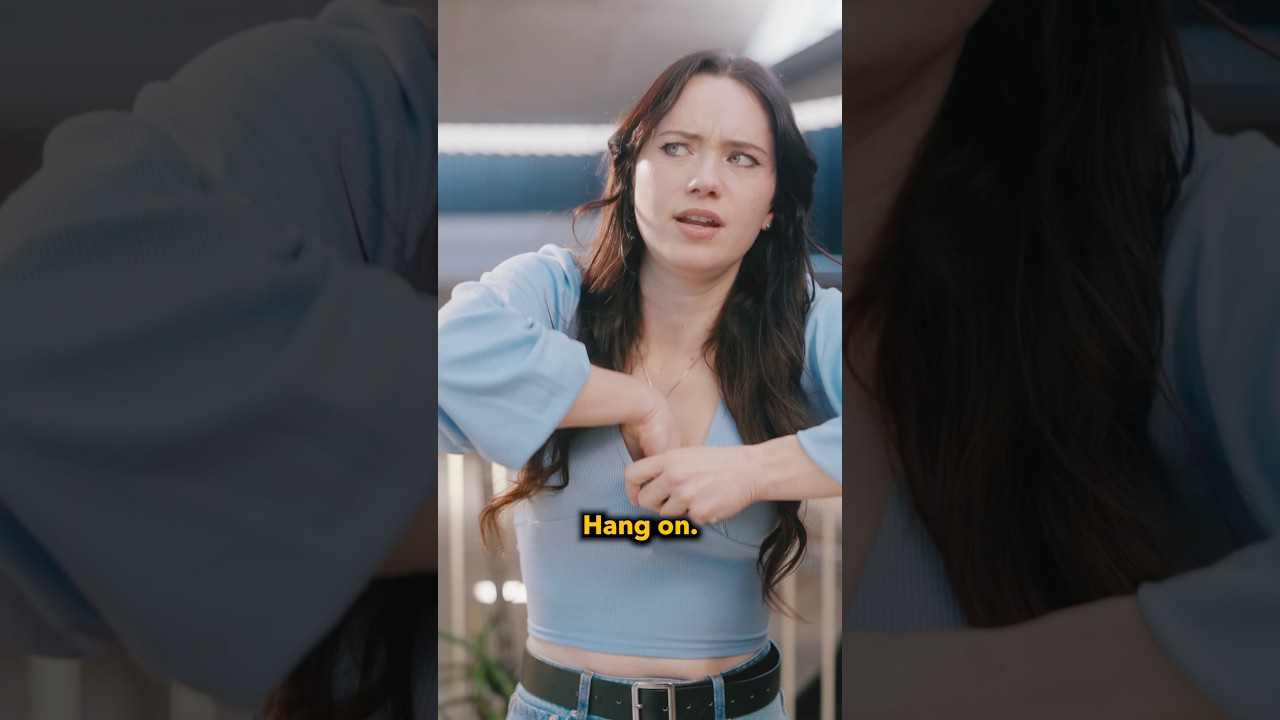 Robbing a girl who keeps everything in her bra
