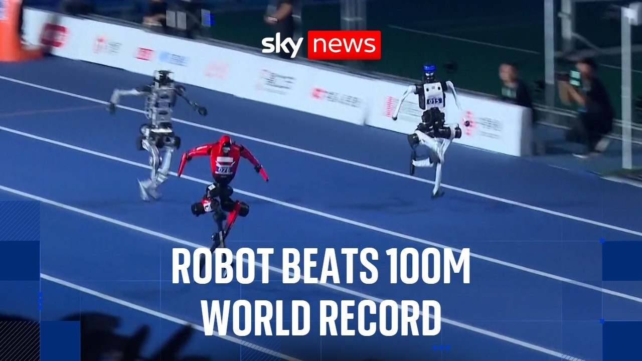 Robot beats Usain Bolt’s 100m world record