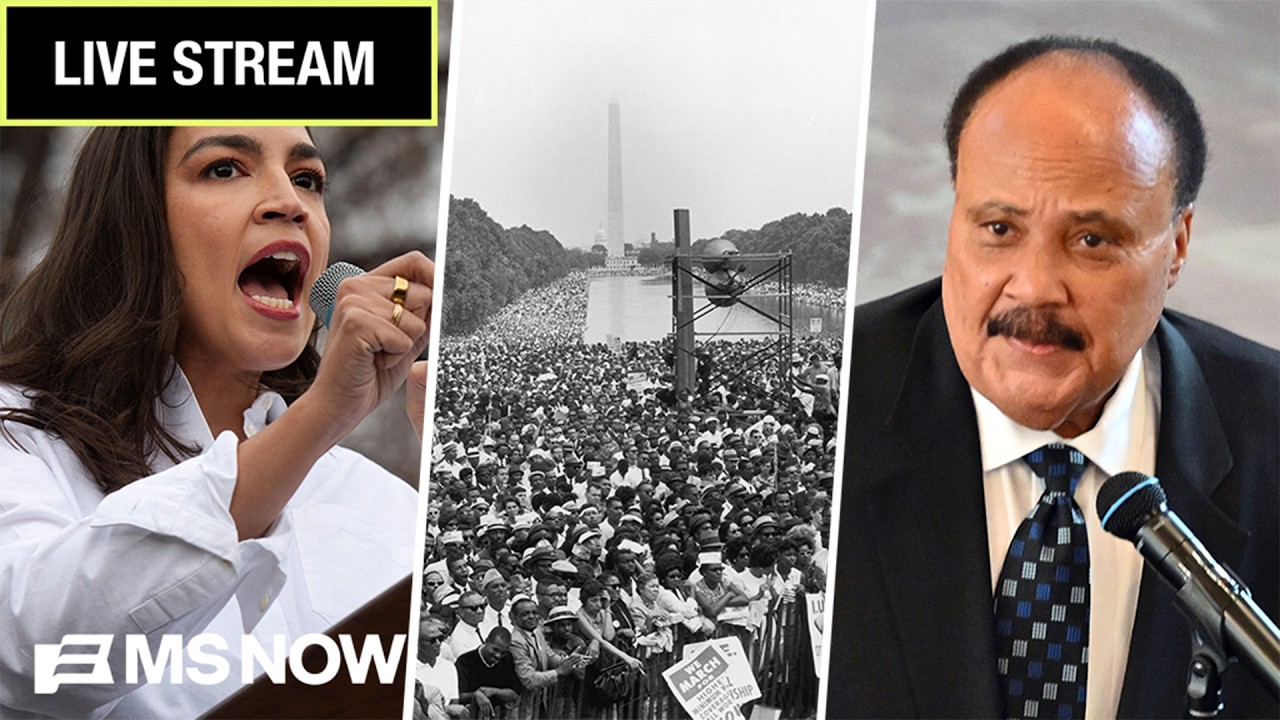 See Sanders, AOC, Jeffries, and more speak at ‘March on Washington’ to defend voting rights