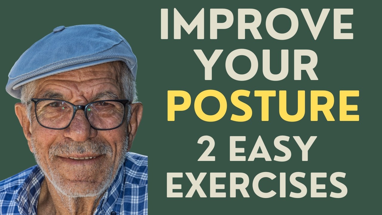 Seniors: Improve Your Walking Posture with 2 Easy Exercises.