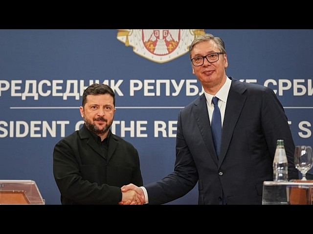 Serbia’s Vučić sends signal to Brussels and Moscow by hosting Zelenskyy with pomp and circumstance