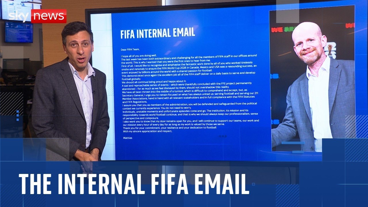 Sky News obtains FIFA email as Infantino summons emergency talks in Morocco