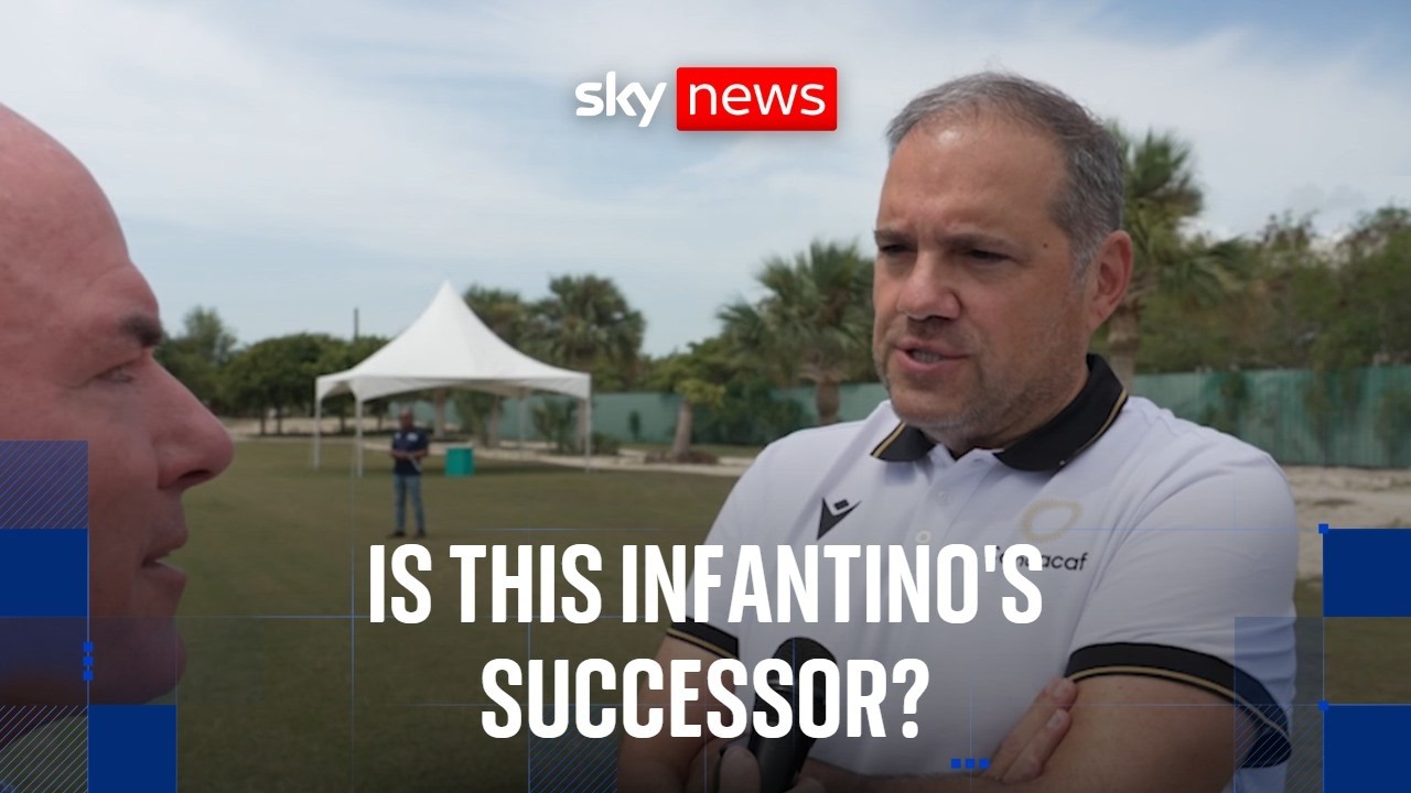 Sky News speaks to the man tipped to replace underfire FIFA boss Gianni Infantino
