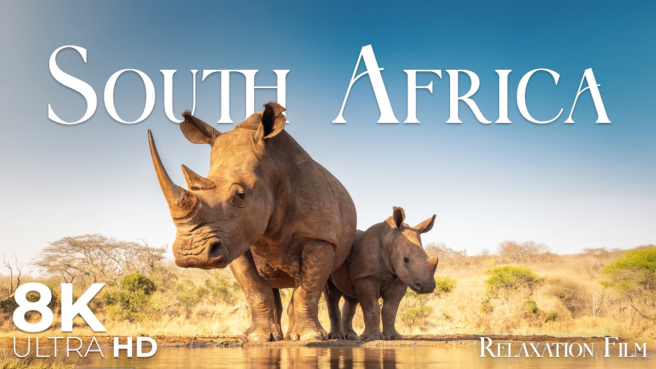 South Africa 8K • From Cape Town to the Wild Savanna | Relaxation Film