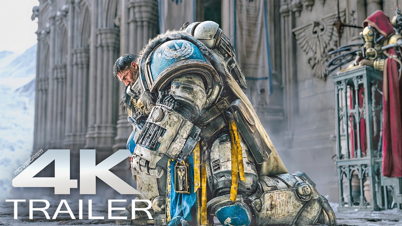 Space Marine Receives Mark-X Power Armor Ritual (4K Scene) Warhammer 40000 – Cinematic Clip