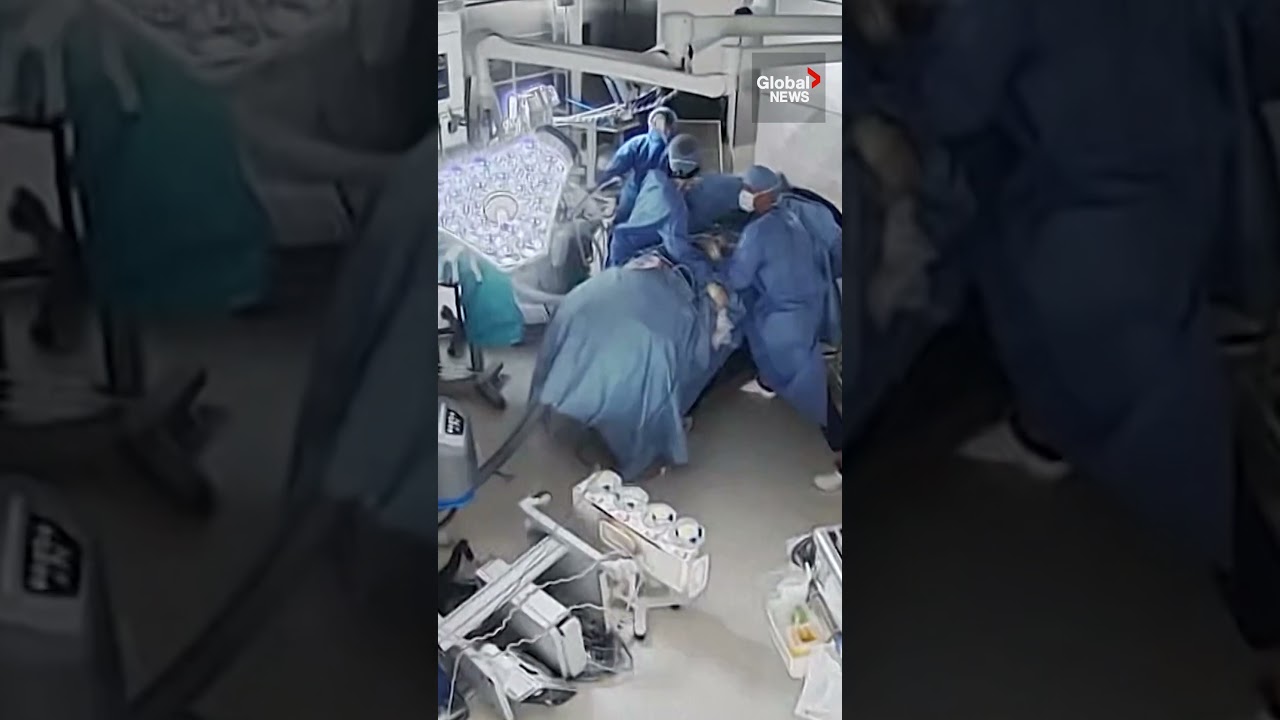 Surgeons shield patient as 7.1 quake strikes mid-surgery