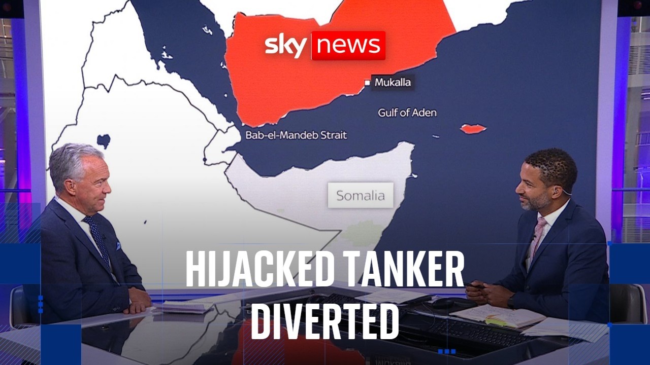Tanker hijacked off Yemen coast and diverted towards Somalia | Sean Bell analysis