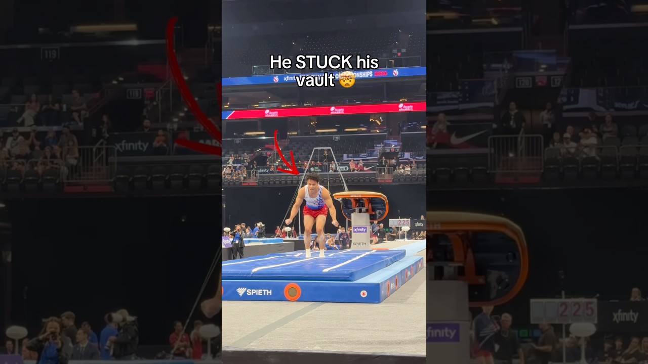 The judges were impressed 😳 (Kameron Nelson) #gymnastics #olympics #sports #gymnast #olympic