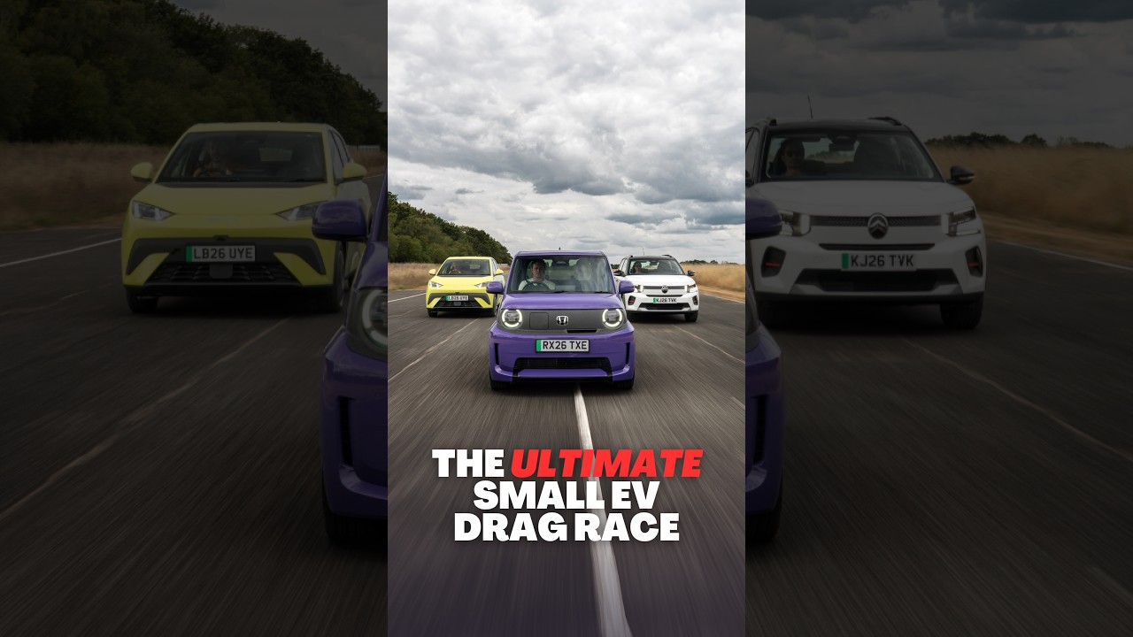 The ULTIMATE small EV drag race 🔥 | What Car?