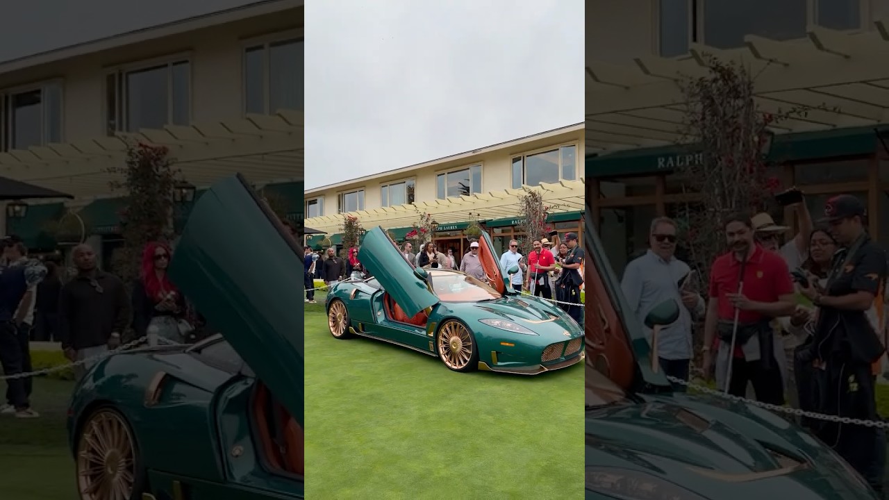 This brand-new Spyker is 1 of just 25… and I’m loving the gold details!! 😍