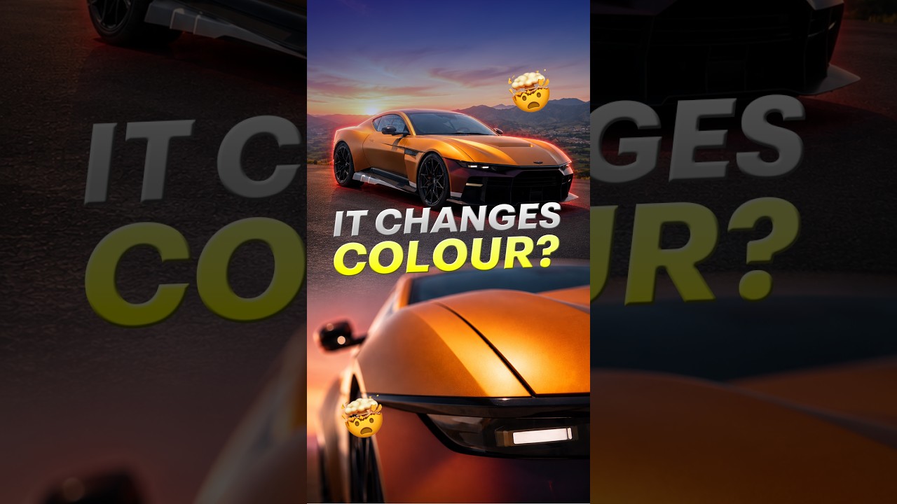This car can change colour 🌈